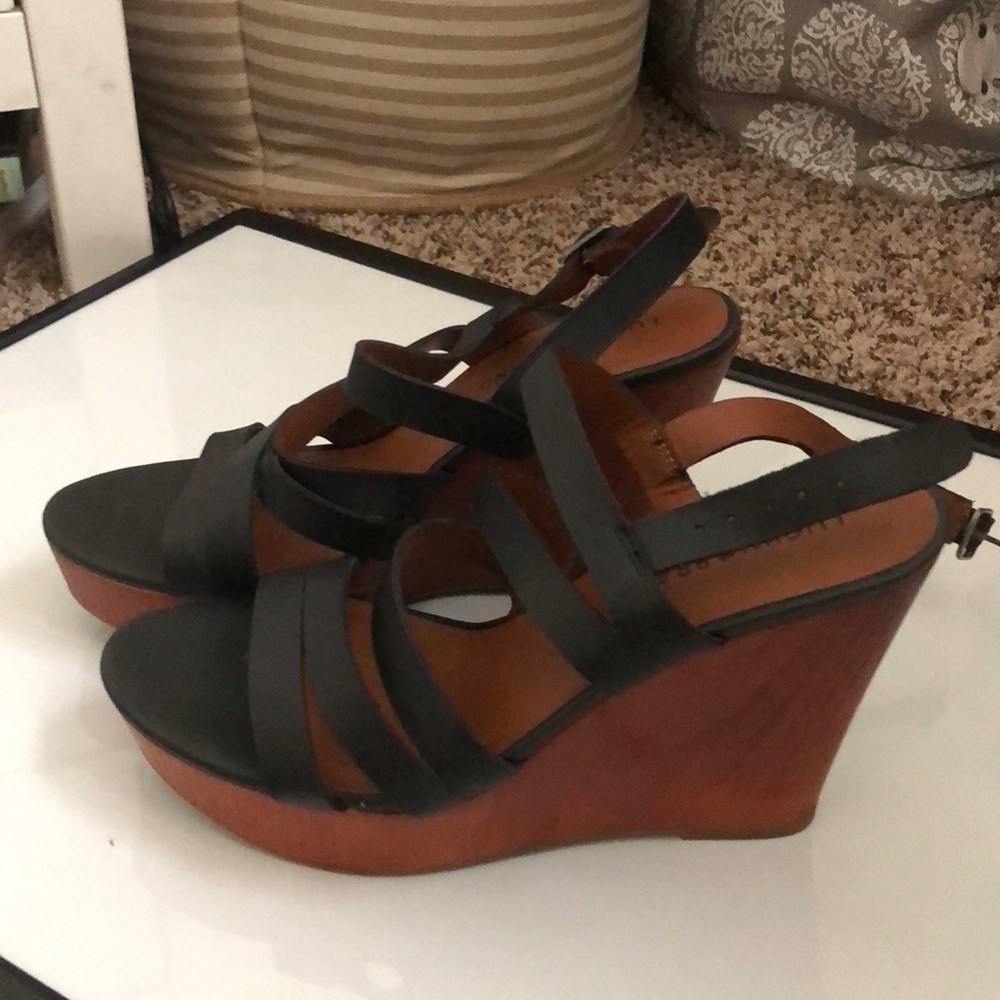 Lucky Brand Marinaa Wedge Heel Sandals RARE